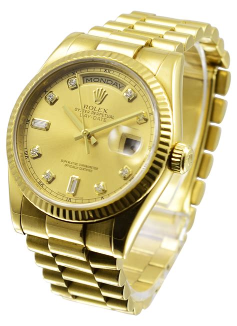 rolex presidential sizes|pre owned presidential rolex watches.